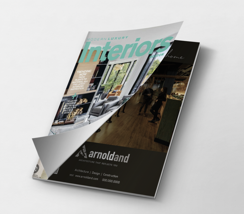 ArnoldAnd is a Boston based multi-disciplinary design studio led by Architect Matthew Arnold that creates visually striking and innovative residential, commercial and hospitality projects. Advertising in Modern Luxury Interiors Magazine